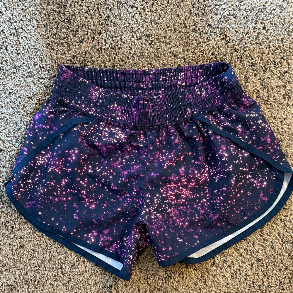 Champion Women's Navy and Pink Athletic Shorts